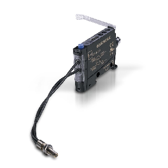 Ampli. fibre PNP Afficheur Teach +/- Led blanche LO/DO, câble 2m-Lire la description