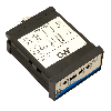 Ampli 24Vdc, Relais-NO/NF, Tempo, Alarme
