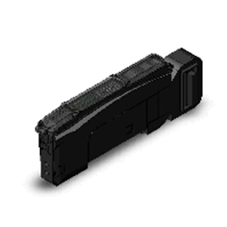 Ampli. fibre 2 sorties, communication EtherCAT-Lire la description