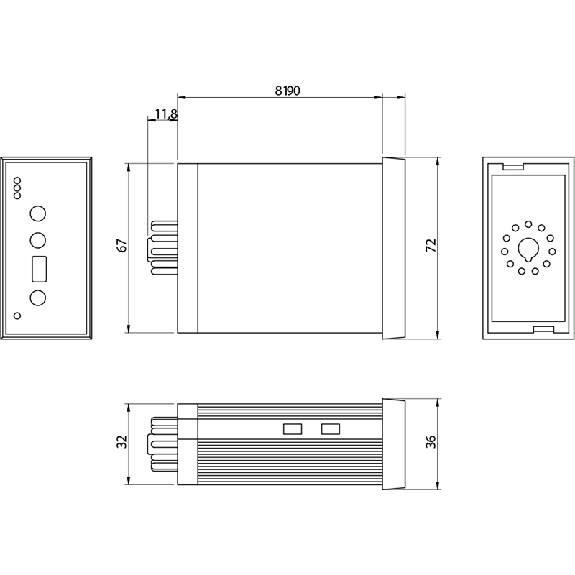 Ampli 24Vac, Relais-NO/NF Ampli 24Vac, Relais-NO/NF-Lire la description