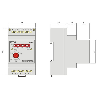 Amplificateur pour capteurs sortie 12V, 1 relais 5A, 0.03 .. 512 sec.