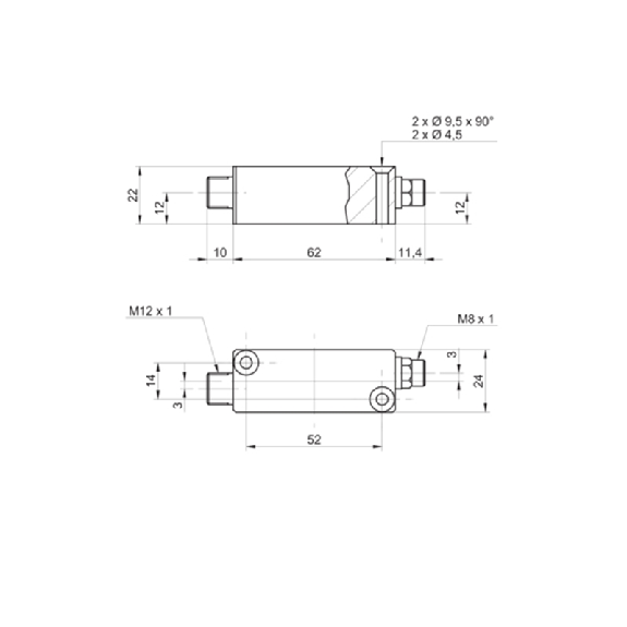Amplificateur de mesure avec sortie de courant et interface IO-Link Amplificateur de mesure avec sortie de courant et interface IO-Link-Lire la description