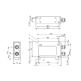 Amplificateur de signal PNP/NPN (NO/NF) / M08 4P-Lire la description