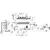 Ampli. fibre (extension) NPN Teach LR LO/DO 12-24Vdc, câble 2m