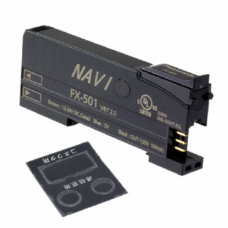 Ampli. fibre NPN Afficheur Teach Led rouge LO/DO, connect. CN-73-Lire la description