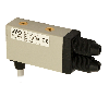 Ampli. fibre NPN Pot. LR LO/DO Radial 10-30Vdc, câble 2m