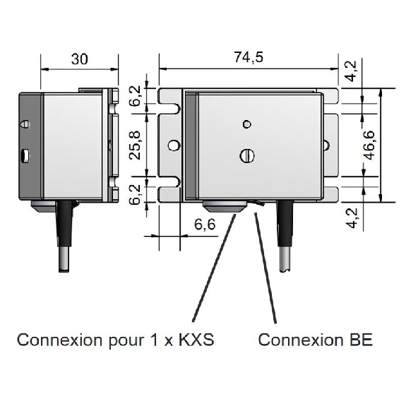 Ampli. capacitif PNP NO+NF 18-36 Vdc pour D= 5...12 (18) mm Ampli. capacitif PNP NO+NF 18-36 Vdc pour D= 5...12 (18) mm-Lire la description