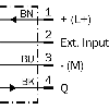 Ampli. fibre (autonome) PNP Teach IR LO/DO 12-24Vdc, M08 4P Ampli. fibre (autonome) PNP Teach IR LO/DO 12-24Vdc, M08 4P