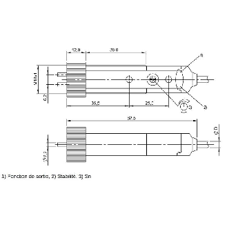 Ampli. fibre M18 PNP Pot. LR LO/DO Plast., câble 2m-Lire la description