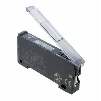 Ampli. fibre NPN Afficheur Teach Led rouge LO/DO 12-24Vdc, câble 2m-Lire la description