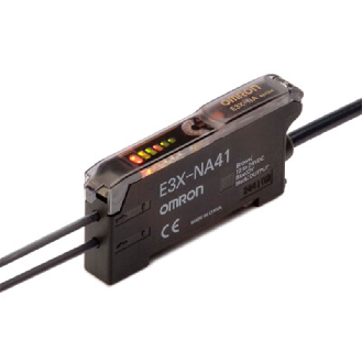 Ampli. fibre PNP Barregraphe Pot. LR LO/DO IP50 HV, M08 4P+C0.15m-Lire la description