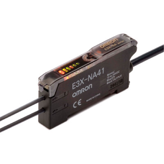 Ampli. fibre PNP Barregraphe Pot. LR LO/DO IP50 HV, M08 4P+C0.15m-Lire la description
