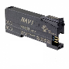 Ampli. fibre NPN(x2) Led rouge LO/DO Tempo, connecteur