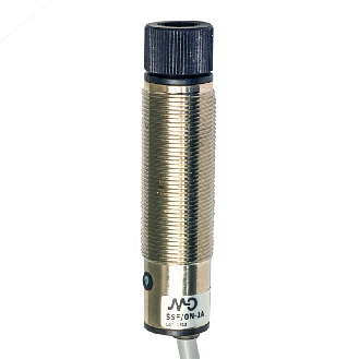 Ampli fibre M18 NPN LO/DO 10-30Vdc Métal Axial / Câble 2m-Lire la description