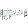 Ampli. fibre PNP Afficheur LR LO/DO 10-24Vdc IP66, M08 4P