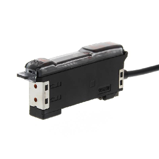 Ampli. fibre NPN Barregraphe Pot. LR LO/DO IP66, câble 5m-Lire la description