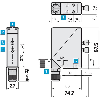 Amplificateur pour Fibre opt. (ATEX) Pot. LR LO / M16