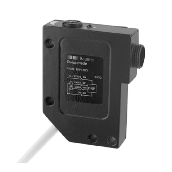Ampli. fibre PNP Pot. IR LO/DO 10-30Vdc, câble 2m (Fibre Type B)-Lire la description
