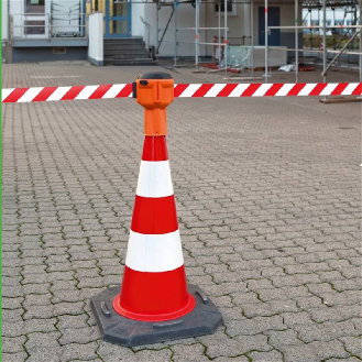 Sangle de cône Morion, pour cônes de signalisation rouge/blanc 9m-Lire la description