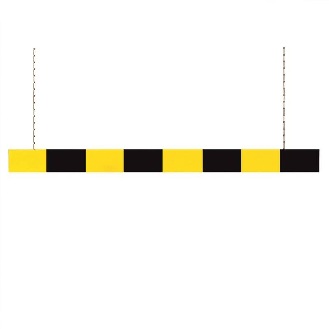 Limiteur de hauteur MORION noir-jaune largeur 4m-Lire la description
