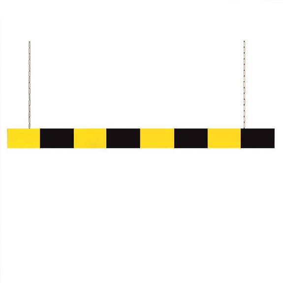 Limiteur de hauteur MORION noir-jaune largeur 4m-Lire la description