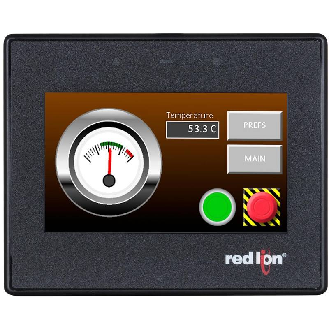 IHM 4.3 PAN, 2 Serie, 1 Eth, USB Device, 24Vdc, IP66 sans logo"-Lire la description