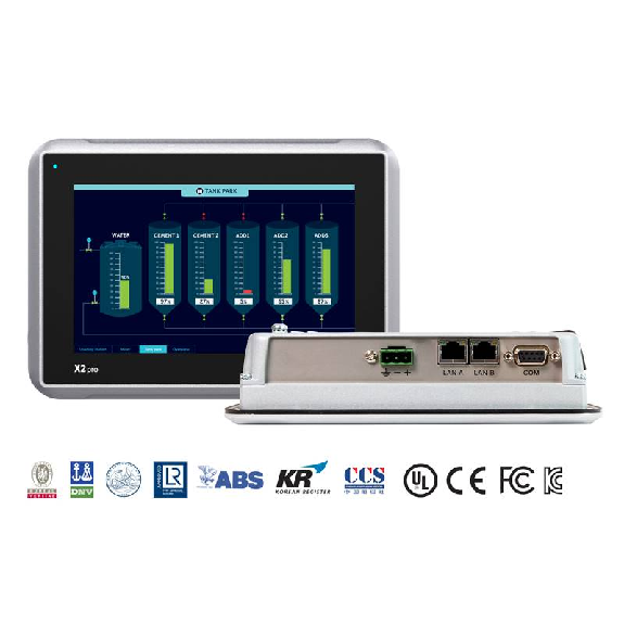 IHM 7 iX, 800x480 (16:9), CPU Dual Core 1GHz, 2xEth, 24Vdc"-Lire la description
