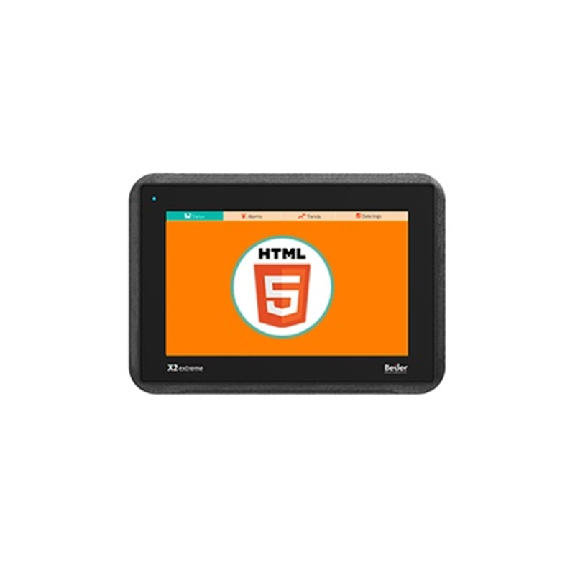 IHM 7 Durci HP web, 800x480 (16: 9), CPU Dual Core 800Hz, 24Vdc"-Lire la description