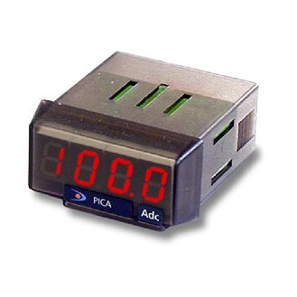 Ampèremètre DC 24x48x40; 4 digits 10mm; 10-30 VDC (Non isolée)-Lire la description