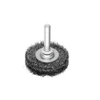 Pferd Rundbrste ungezopft RBU 70x15 mm Schaft-6 mm Stahl-Draht-0,30-Beschreibung lesen