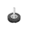 Pferd Rundbrste ungezopft RBU 70x15 mm Schaft-6 mm Stahl-Draht-0,30