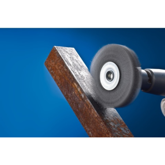 Pferd Rundbrste ungezopft RBU 70x15 mm Schaft-6 mm Stahl-Draht-0,30-Beschreibung lesen