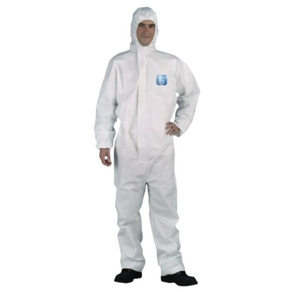 Combinaison de protection jetable Ultima confort blanc  "CM93" Taille 3 (L)-Lire la description