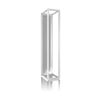 Armoire modulaire RAL7035 sans porte 400x2000x600mm-Lire la description