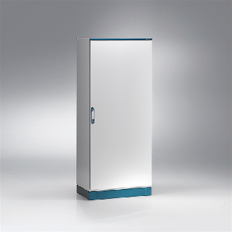 ARMOIRE MONOBLOC ACIER RAL 7035 IP66 800x2000x500 1 PORTE PLEINE-Lire la description