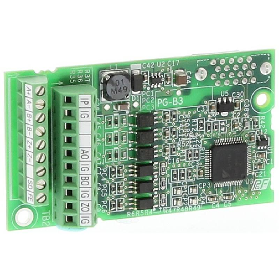 Carte d'entrée impulsion max. 50kHz, imp phase A/B, collecteur ouvert-Lire la description