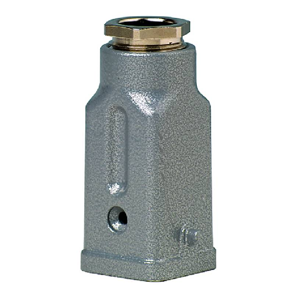 Capot A3-A4-A5-D8 57mm haut 1xM20 vertical avec manchon-Lire la description