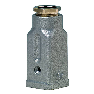 Capot A3-A4-A5-D8 57mm haut 1xM20 vertical avec manchon-Lire la description