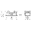 Embase, B16, avec verrouillage transversal