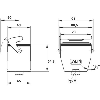 Capot prolongateur (entrée de câble verticale, simple levier) M20