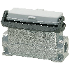 Embase saillie B24 68mm haut 2xM25 avec couvercle