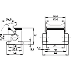 Embase en saillie (1 entrée de câble, simple levier) M20