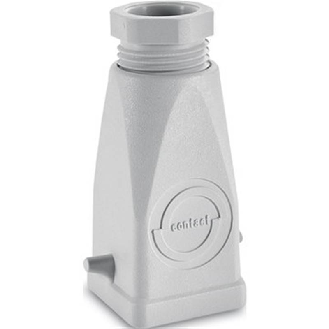 Capot (entrée de câble verticale) PG11+PE, Thermoplastique, gris-Lire la description