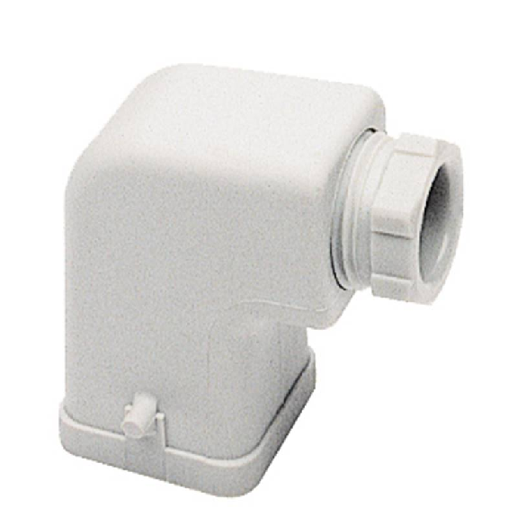 Capot A3-A4-A5-D8 48mm haut, noir 1xM20 latéral avec manchon Capot A3-A4-A5-D8 48mm haut, noir 1xM20 latéral avec manchon-Lire la description