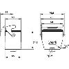 Capot prolongateur (entrée de câble verticale, simple levier) PG13.5