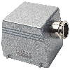 Capot B32 80mm haut 1xPG21 latéral avec presse-étoupe