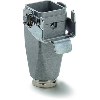Capot prolongateur (entrée de câble droite) PG11+PE, Zinc moulé gris