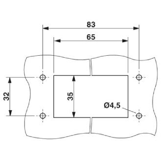 Embase, B10, avec verrouillage transversal-Lire la description
