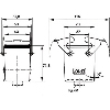 Capot prolongateur haut (entrée câble verticale, double levier) M25