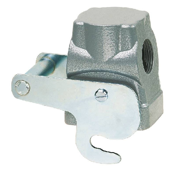 Capot B6 72mm haut 1xM25 latéral avec levier central-Lire la description